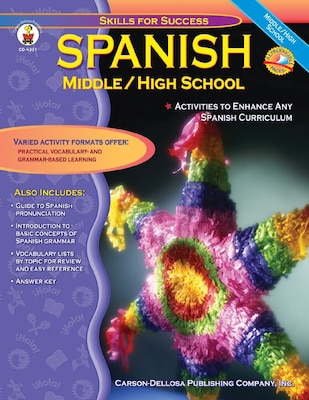 Carson-Dellosa Spanish Resource Book, Middle/High School