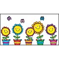 D.J. Inkers Blooming Flowers Bulletin Board Set