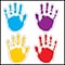 Carson-Dellosa Handprints Cut-Outs, 42/Pack (120081)