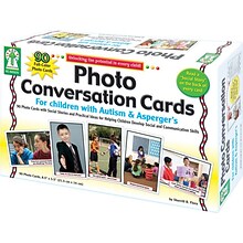 Key Education Photo Conversation Cards for Children with Autism and Aspergers Board Game