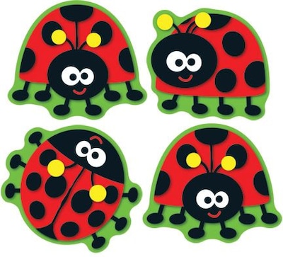Carson-Dellosa Ladybugs Shape Stickers