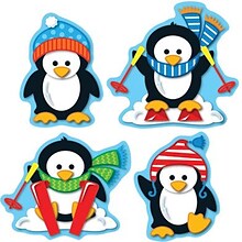 Carson-Dellosa Penguins Shape Stickers