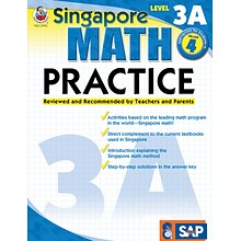 Frank Schaffer Math Practice Workbook, Grade 4