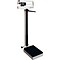 Brecknell HS-200M Mechanical Height and Weight Physician Scale, Up to 440 lbs., White/Black