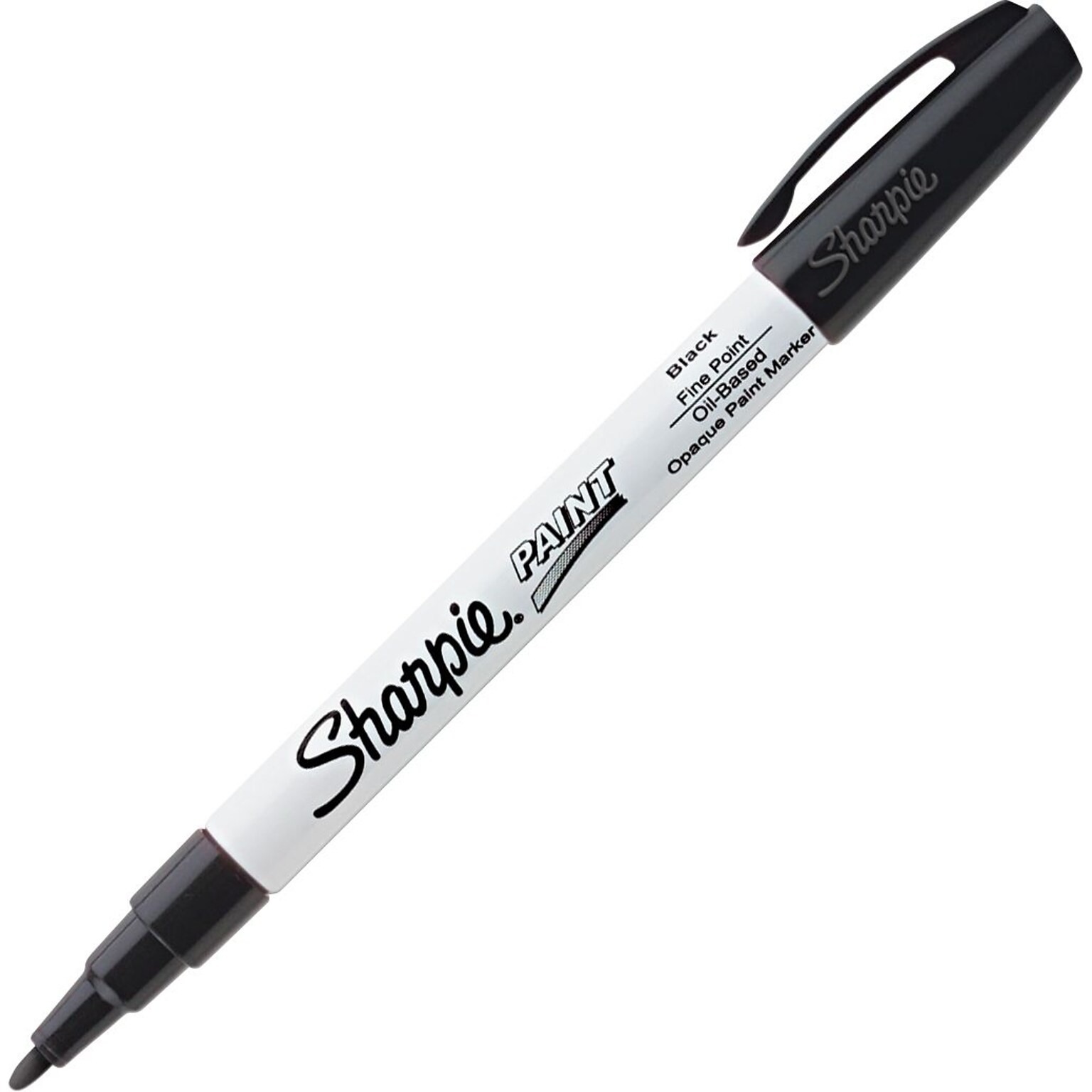 Sharpie Oil-Based Paint Marker, Fine Tip, Black (35534)