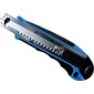 Cosco® Plastic/Rubber Heavy-Duty Retractable Snap-off Blade Utility Knife W/4 8-Point Blades, Blue