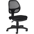 Offices to Go Armless Mesh Task Chair, Black (OTG11642B)