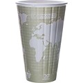 Eco-Products® World Art™ Insulated Hot Cup, 16 oz., Light Green, 600/Carton (ECOEPBNHC16WD)