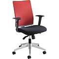 Safco® Tez? Fabric Manager Synchro-Tilt Task Chair; Black/Red
