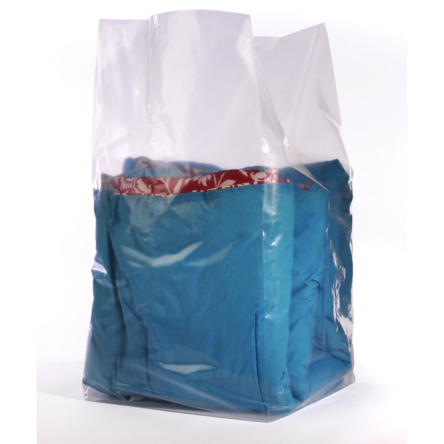 20 x 10 x 36 Gusseted Poly Bags, 2 Mil, Clear, 250/Carton (1622)