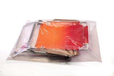 18 x 24 Layflat Poly Bags, Bags on a Roll, 2 Mil, Clear, 500/Roll (7745)