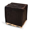 Laddawn Pallet Top Cover with UVI/UVA, 3 Mil, 50  x 42  x 69, Black, 45/Roll (10900)