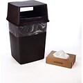 Laddawn 38 x 60 HDPE Trash Bag Liners, 55-60 Gallon, 17 Microns, Clear High-Density, 200/Case