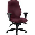 HON® 7800 Series Task Chairs, High-Back, High Performance, Burgundy
