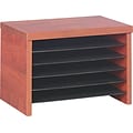 Alera Valencia Flat File Cabinet, 10.75H x 15.75W x 9.75D, Medium Cherry (VA316012MC)