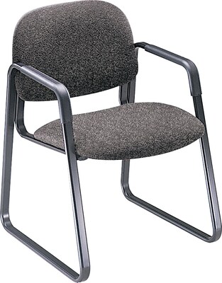 HON® Solutions - 4000 Series Sled Base Guest/Side Chair, Gray Fabric, Seat: 20W x 18 1/4D, Back: 21W x 15H