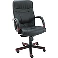 Alera® Madaris Series Swivel/Tilt Leather Executive Chairs; High Back