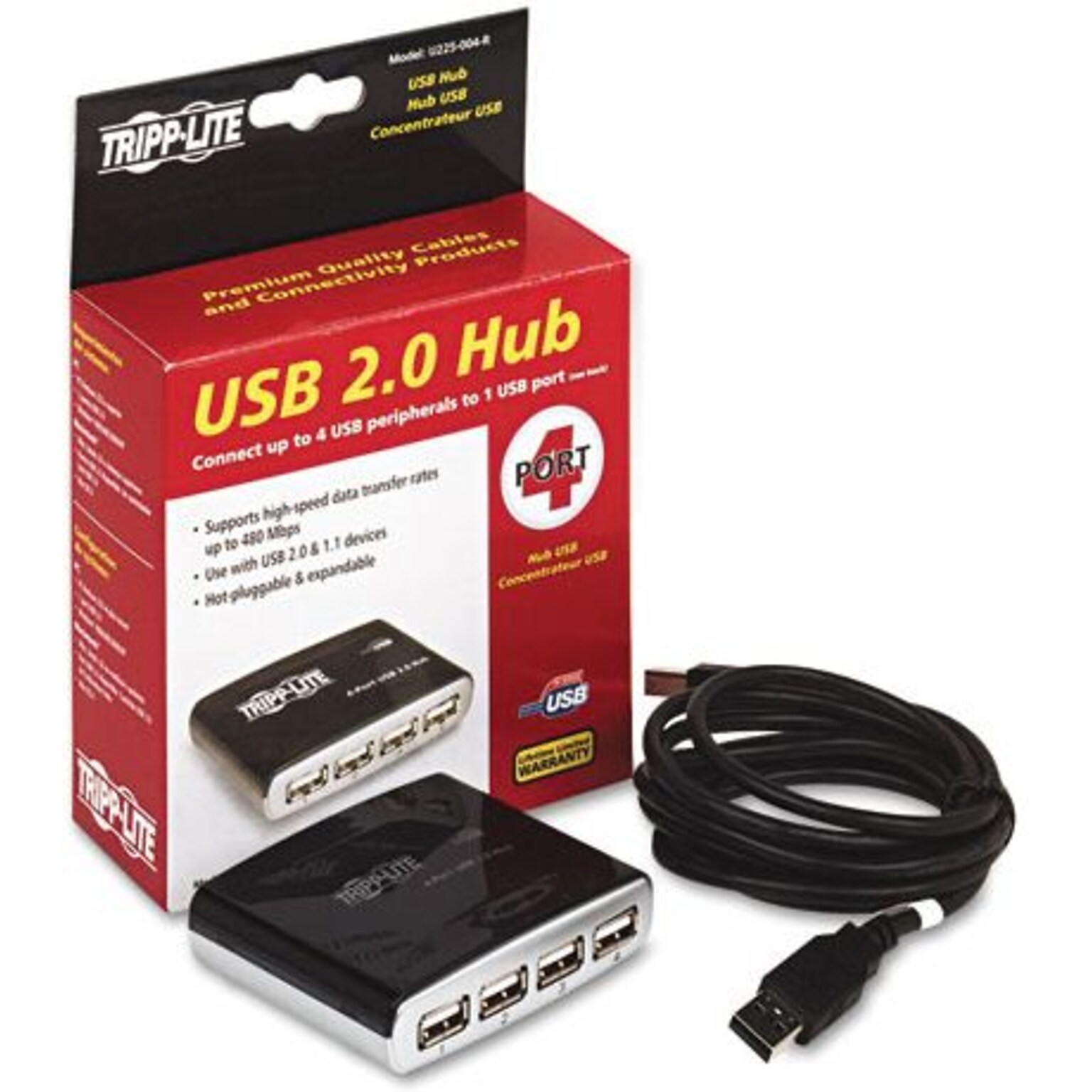 Tripp Lite USB2 0 Hub - 4Port