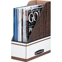 Bankers Box Extra Strength Magazine File Holder, Oversized Letter Size, Each