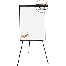 Universal Dry/Wet Erase Easel, 72, White (UNV43032)