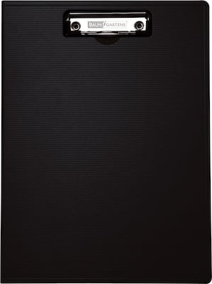 Baumgartens® 1/2 Capacity Top Loading Portfolio Clipboard; Black