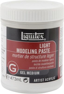 Reeves®  Liquitex Light Modeling Paste Gel Acrylic Medium, 16 Ounces (MP6816)