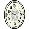 Infinity Instruments Traditional Pristine 40 Large Wall Clock