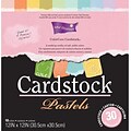 Darice Core Essentials Cardstock, 12 x 12, Pastels