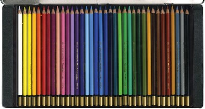 Chartpak Mondeluz Aquarell Watercolor Pencils, 36/Pkg