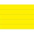 MasterVision® 7/8(H) x 6(L) Dry Erase Magnetic Tape Strip, Yellow, 25/Pack