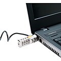 Kensington Portable Combination Laptop Lock, 6 Carbon Steel Cable (K64670AM)