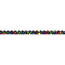 Carson-Dellosa 36 x 2.25 Scalloped, Big Rainbow Dots Borders 13 Strips (1255)