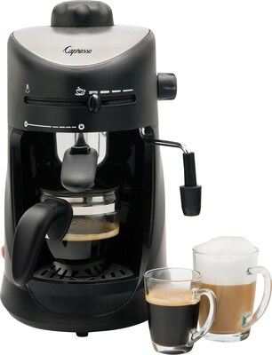 Capresso Pump 4-Cups Pump/Automatic Espresso Machine, Black (303.01)