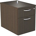 Alera SedinaAG 2-Drawer Vertical File Cabinet, Letter/Legal Size, Lockable, 19H x 15.38W x 22D, Espresso (ALESE551622ES)
