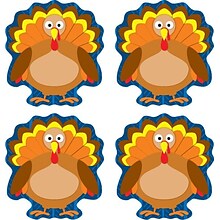 Carson-Dellosa Turkeys Shape Stickers