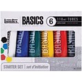 Reeves®  Liquitex Basics Acrylic Paint, 4 Ounces/Tube 6/Pkg, Assorted Colors