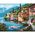 Dimensions Paint By Number Kit, 20 x 16, Lakeside Village