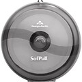 SofPull Georgia-Pacific High-Capacity Center Pull Bathroom Dispenser, Translucent Smoke (56501)