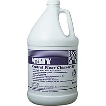 Misty Neutral Floor Cleaner EP, Pleasant Lemon, 1 gal Bottle