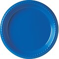 Solo® Plastic Party Plate; 9; Blue; 500/Carton