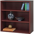 Safco® Après? Laminated Compressed Wood Open Bookcase; 29 3/4H x 29 3/4W; Mahogany