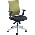 Safco® Tez? Fabric Manager Synchro-Tilt Task Chair; Black/Green