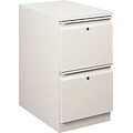 HON® Flagship® 2 Drawer File Cabinet, Mobile, Light Gray, 22D (H18823RLQ)