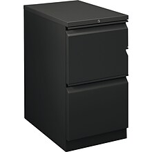 HON Flagship 2-Drawer Mobile Vertical File Cabinet, Letter Size, Lockable, 28H x 15W x 22.875D, B