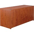 Alera® Valencia Credenza Shell, 29 1/2H x 65W x 23 3/5D, Medium Cherry