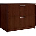 HON® Arrive 2 Drawer Lateral File Cabinet, Wood Veneer, Shaker Cherry, 36W (VW636XC1FF)