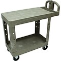 Rubbermaid Commercial 3-Shelf Foam Utility Cart, Putty/Beige (FG452500BEIG)