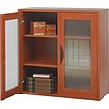 Safco® Apres Laminated Wood Collection in Cherry Finish; 29-3/4W Two-Door Cabinet