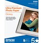 Epson Ultra Premium Glossy Photo Paper, 8.5" x 11", 25 Sheets/Pack (S042182)