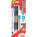 Pentel Twist-Erase EXPRESS Mechanical Pencil, 0.7mm, #2 Medium Lead, 2/Pack (QE417LEBP2)